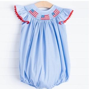🇺🇸 Stitchy Fish Gingham Patriotic Bubble